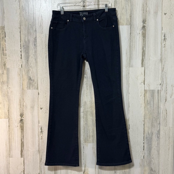 R1893 Women's Classic Dark Blue Flare Jeans - Picture 1 of 14